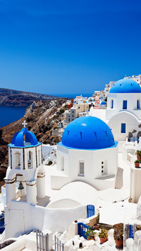 Fairy tale town santorini greece