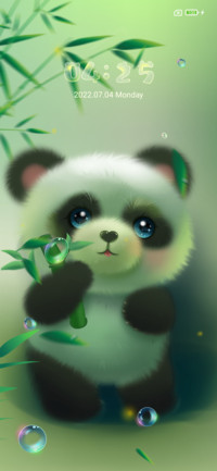 Pandas eat bamboo