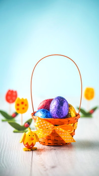 Color full easter eggs