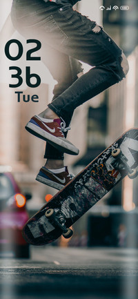 Skateboarding