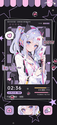 二次元闪耀猫猫少女