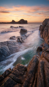 Landscape of guernsey island