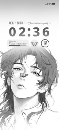 os素描蝶吻少年