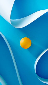 Blue background with yellow small balls