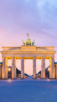 Brandenburg Gate , famous landmark in Berlin Germany