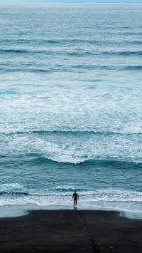 Iceland's black sand beach