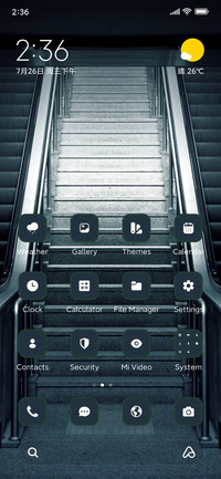 Escalator stairs