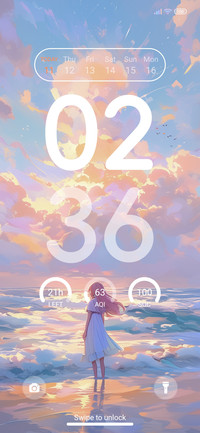 colorful sea