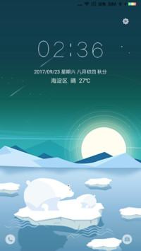 Melting ice