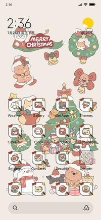 Christmas sticke