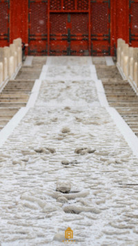 雪落故宫