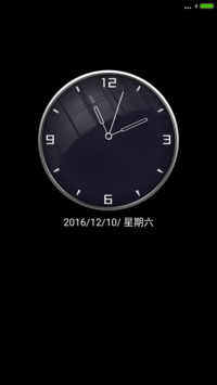 黑白灰简约（模拟时钟）
