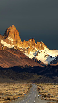 Mount Fitz Roy at sunrise