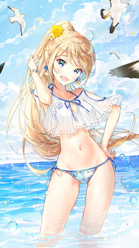 侧坐的女孩