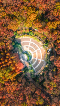 Which color best represents autumn