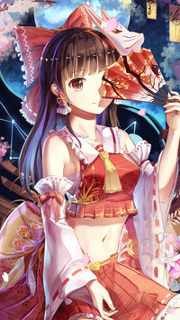 红裙少女