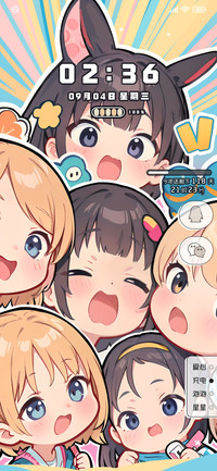 美少女聚集