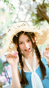 微风邂逅清爽少女