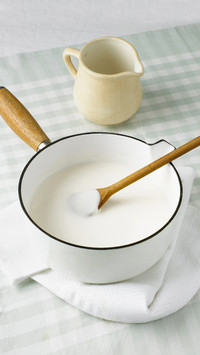 Delicious almond curd