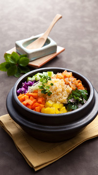 美味的韩式拌饭