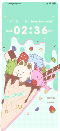 Cat Meow Ice Cream