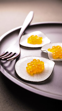一口爆浆的鲑鱼子