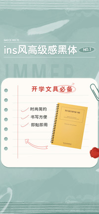 ins风高级感黑体