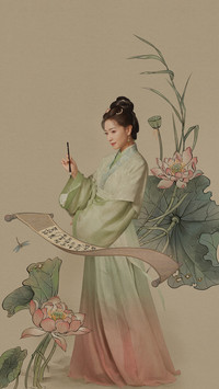 国潮非遗美学之十二花神
