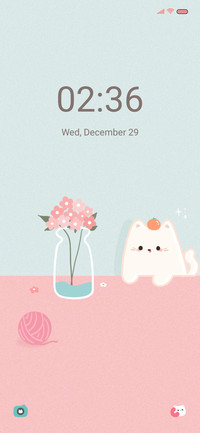 Cherry pink cat