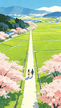 樱色田园
