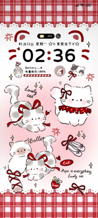 蝴蝶结软萌小猫