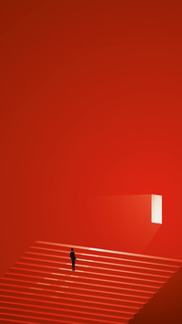 Minimalist creative illustration background