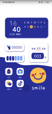 笑脸奈斯 克莱因蓝