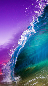 绚丽海浪