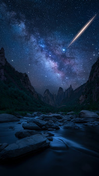 What is a meteor shower like