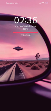 Spaceship mirror