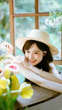 微风邂逅清爽少女