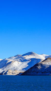 Yamdrok yumtso in winter