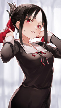 酷系黑衣少女