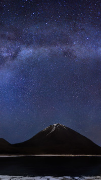 The milky way on the plateau