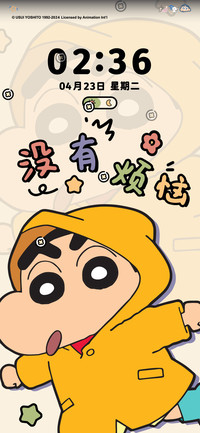 蜡笔小新 复古转盘