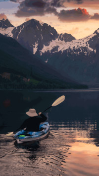 A flat boat