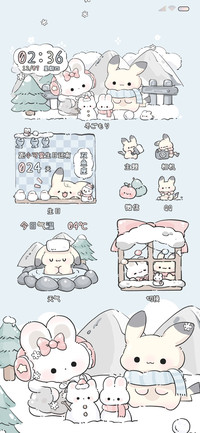暖冬软萌小动物
