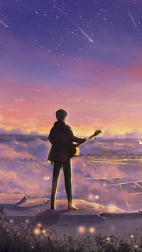 Musician with a Guitar 