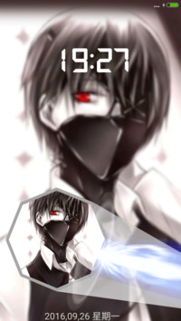 (帅气动态锁屏+开机动画)东京喰种