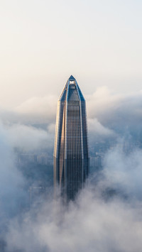 The tall buildings keep swaying