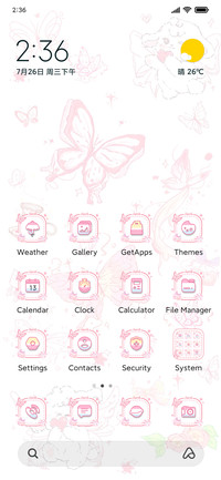 Romantic butterfly