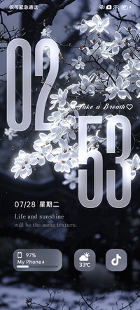 氛围 晨光花笺