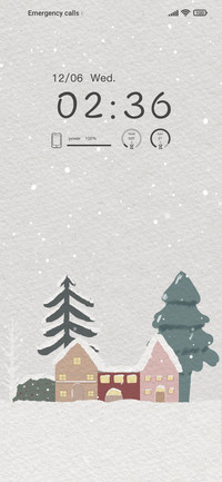Red House Snowfall