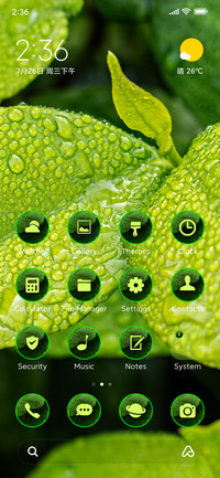 rain green
